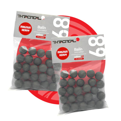 PACK BALINES CAL .68 TRAUMATICOS MAGNUM HEAVY 50un1