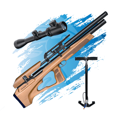 PACK RIFLE PCP ARTEMIS P35X BULLPUP + MIRA TELESCOPICA + BOMBIN1