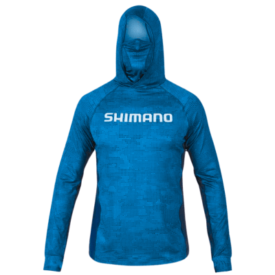 POLERA SHIMANO UPF+50 TECH GORRO Y BUFF  AZUL OSCURO1
