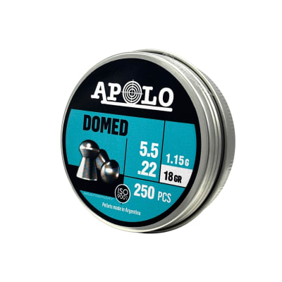 POSTÓN APOLO DOMED CALIBRE 5.5 MM – 18 GRAINS (250 UNIDADES)1