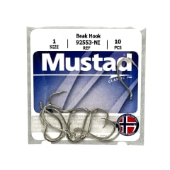 ANZUELO MUSTAD BEAK NIQUEL 92553-NI