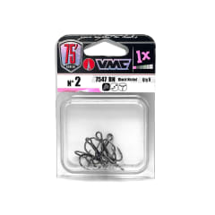 ANZUELO VMC TRIPLE 7547 BLACK NICKEL