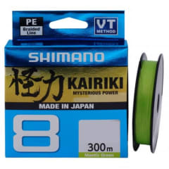 MULTIFILAMENTO SHIMANO KAIRIKI 8 300m MANTIS GREEN