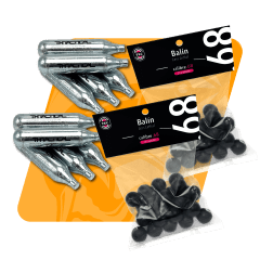 50 BALINES TRAUMÁTICO .68 + 12 CO2