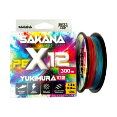 MULTIFILAMENTO SAKANA YUKIMURA x12 MULTICOLOR 300m
