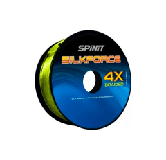 LINEA TRENZADA SPINIT SILKFORCE 4X 300MTS AMARILLO FLUOR