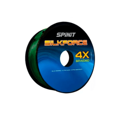 LINEA TRENZADA SPINIT SILKFORCE 4X 300MTS VERDE MUSGO