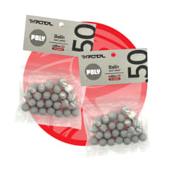 PACK BALINES CAL .50 TRAUMATICOS CERAMICO POLY 50un
