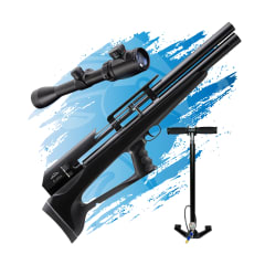 PACK RIFLE PCP ARTEMIS P35 BULLPUP + MIRA TELESCOPICA + BOMBIN