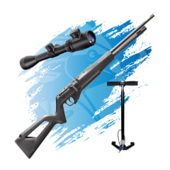 PACK RIFLE PCP UMAREX ICONIX + MIRA TELESCOPICA + BOMBIN