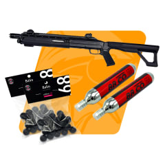 ESCOPETA TRAUMATICA UMAREX HDX 68 + 2 CO2 88GRS + 100 BALINES .68
