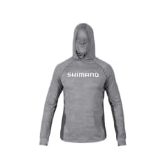 POLERA SHIMANO UPF+50 TECH GORRO Y BUFF GRIS