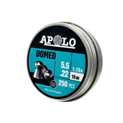POSTÓN APOLO DOMED CALIBRE 5.5 MM – 18 GRAINS (250 UNIDADES)