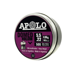 POSTON APOLO DOMED HOLLOW 5.5 MM - 14.6 GRAINS (500 UNIDADES)