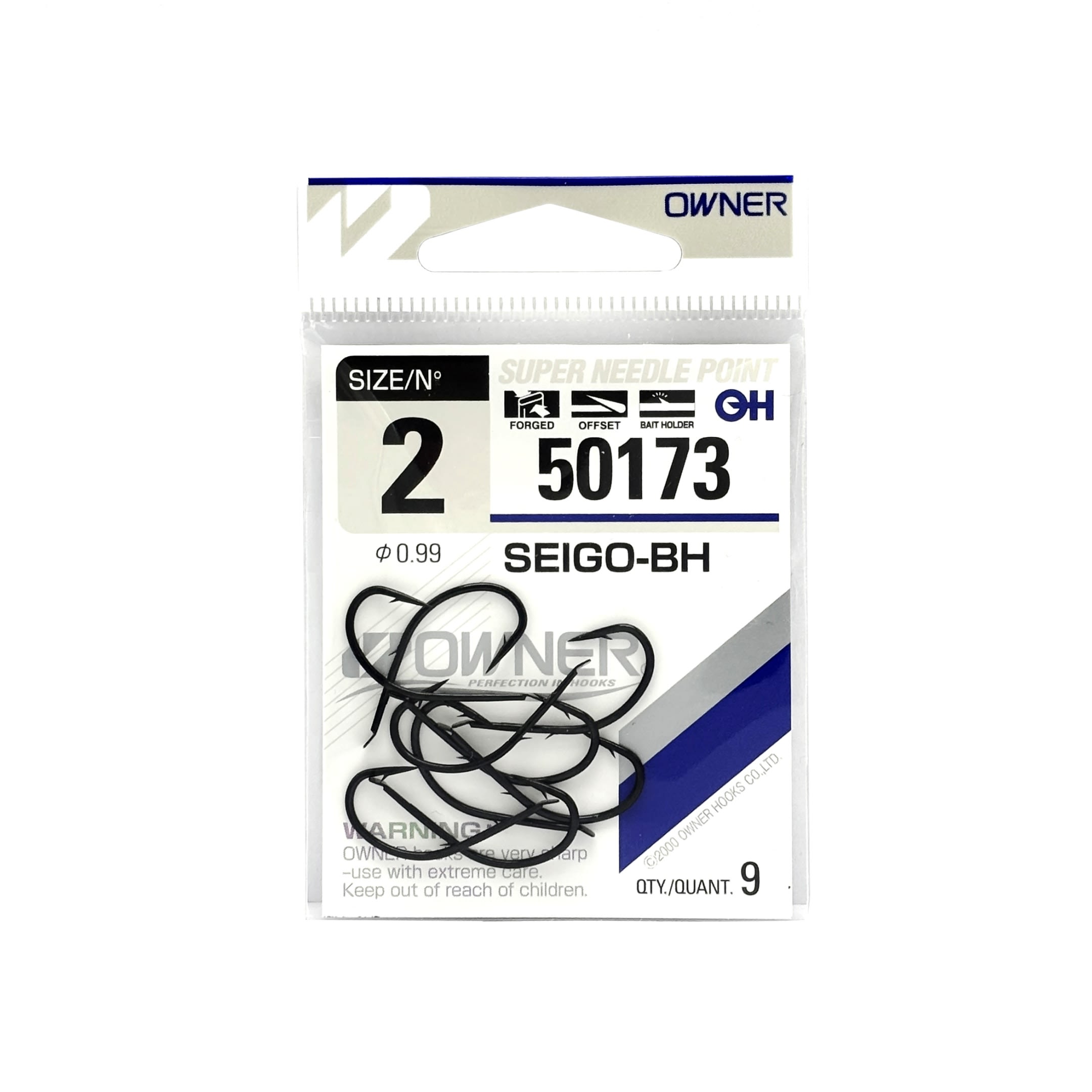 ANZUELO OWNER MARUSEIGO 50173 BLACK | Multisport Pescaza