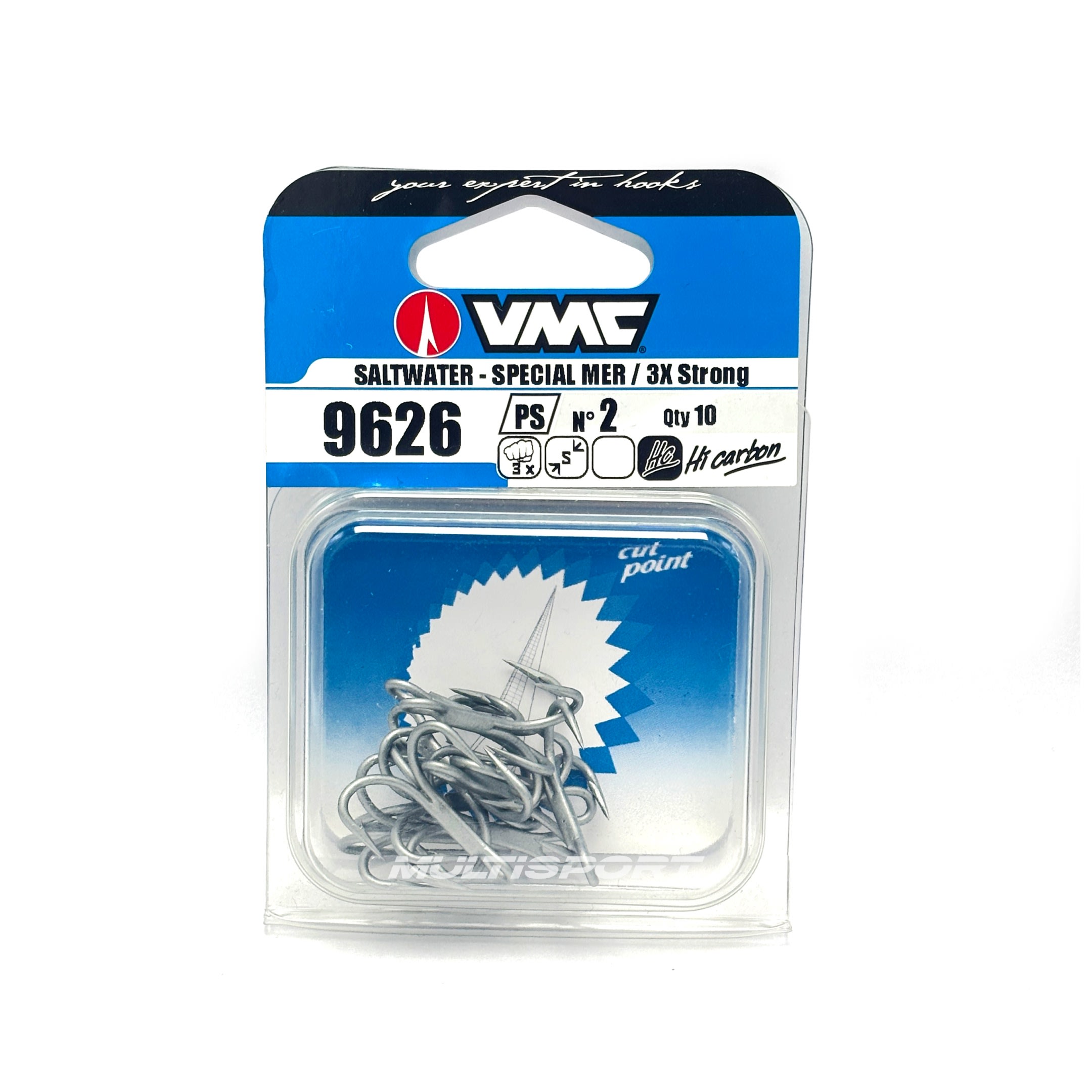 ANZUELO VMC TRIPLE 9626 SW N° 2
