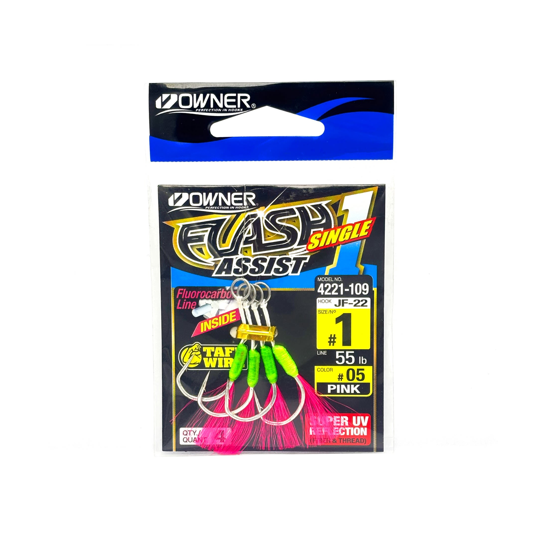 Alan Fox WA アランフォックス　フィッシュ ANZUELO OWNER FLASH ASSIST HOOK | Multisport Pescaza