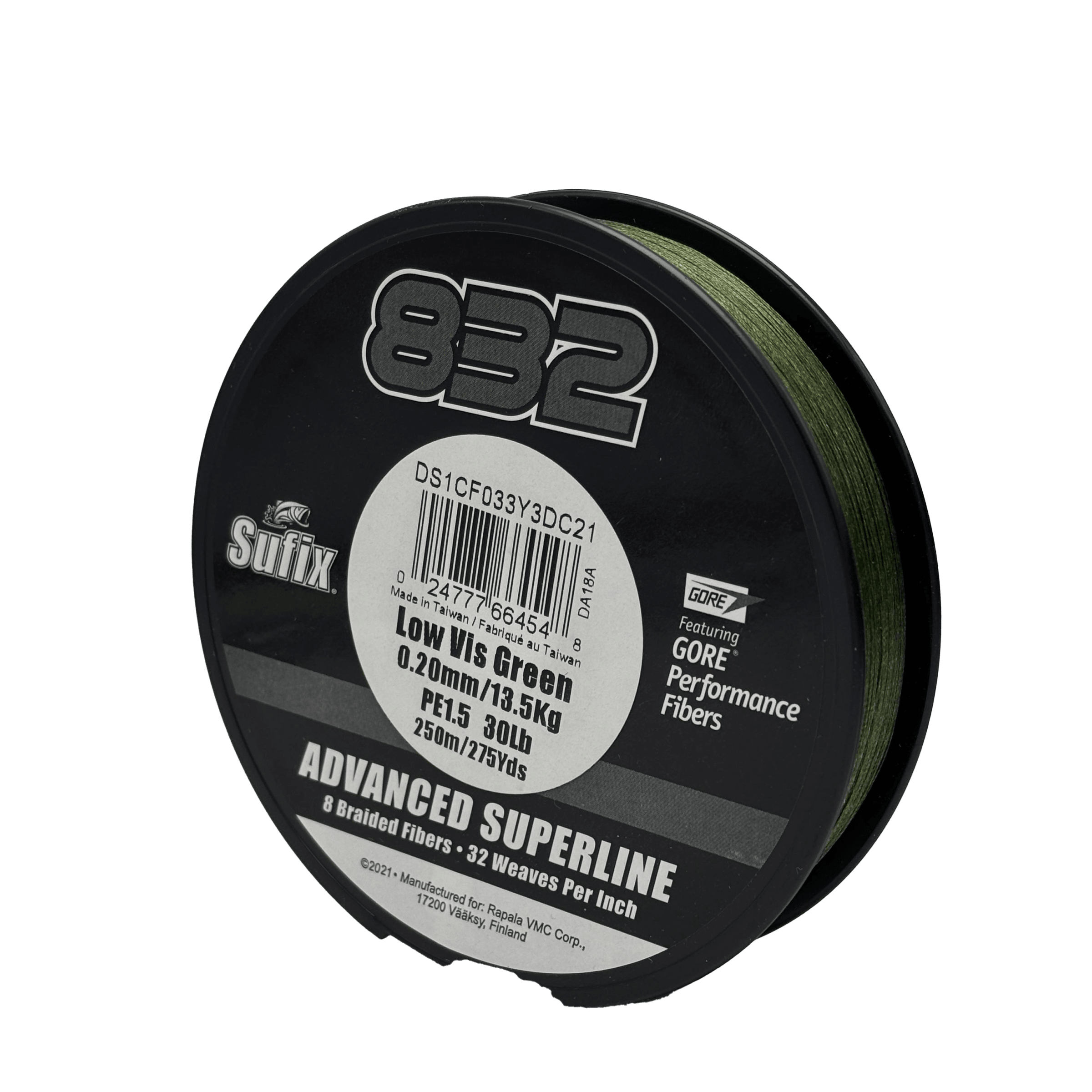 MULTIFILAMENTO SUFIX 832 VERDE 250m | Multisport Pescaza