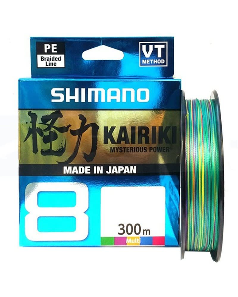 MULTIFILAMENTO SHIMANO KAIRIKI 8 MULTICOLOR 300m | Multisport Pescaza
