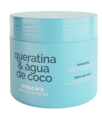 Máscara Reconstrutora Queratina y  Água de Coco 500g – Eaê Brazil