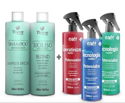 Kit alisado Bioliso + kit nanotecnologia