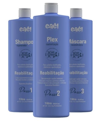 KIT PLEX REABILITACIÓN CAPILAR 1 LITRO (TRES PASOS)
