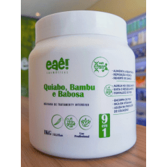 Mascara Capilar profesional Okra, Bambú y  Sabila 1 kg 1