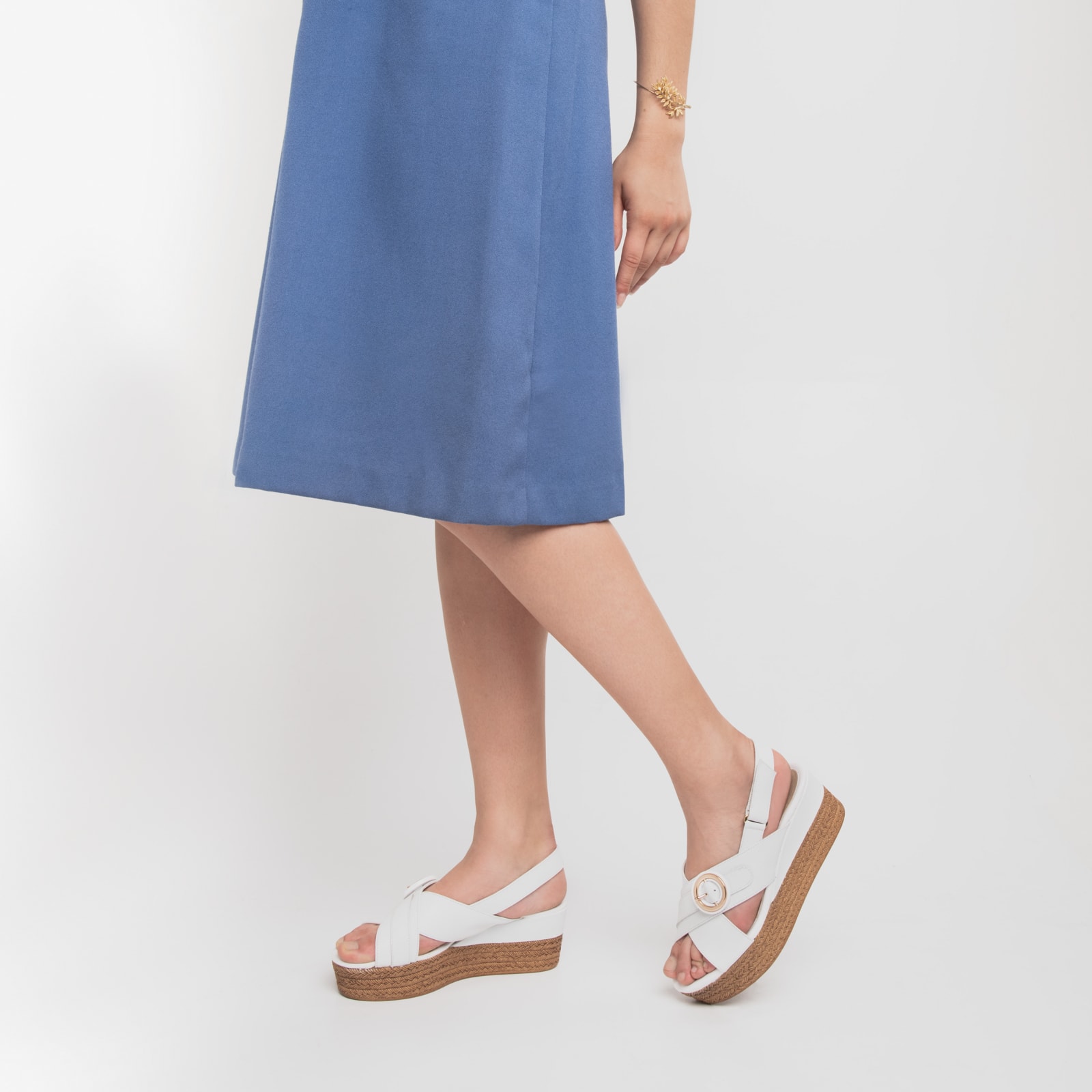 SANDALIA MUJER GAGA 103101BLANCO | Flexi Chile