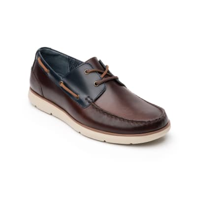 MOCASIN HOMBRE YAUNDE 403601NOGAL - AZUL MOCASIN HOMBRE YAUNDE 403601NOGAL - AZUL
