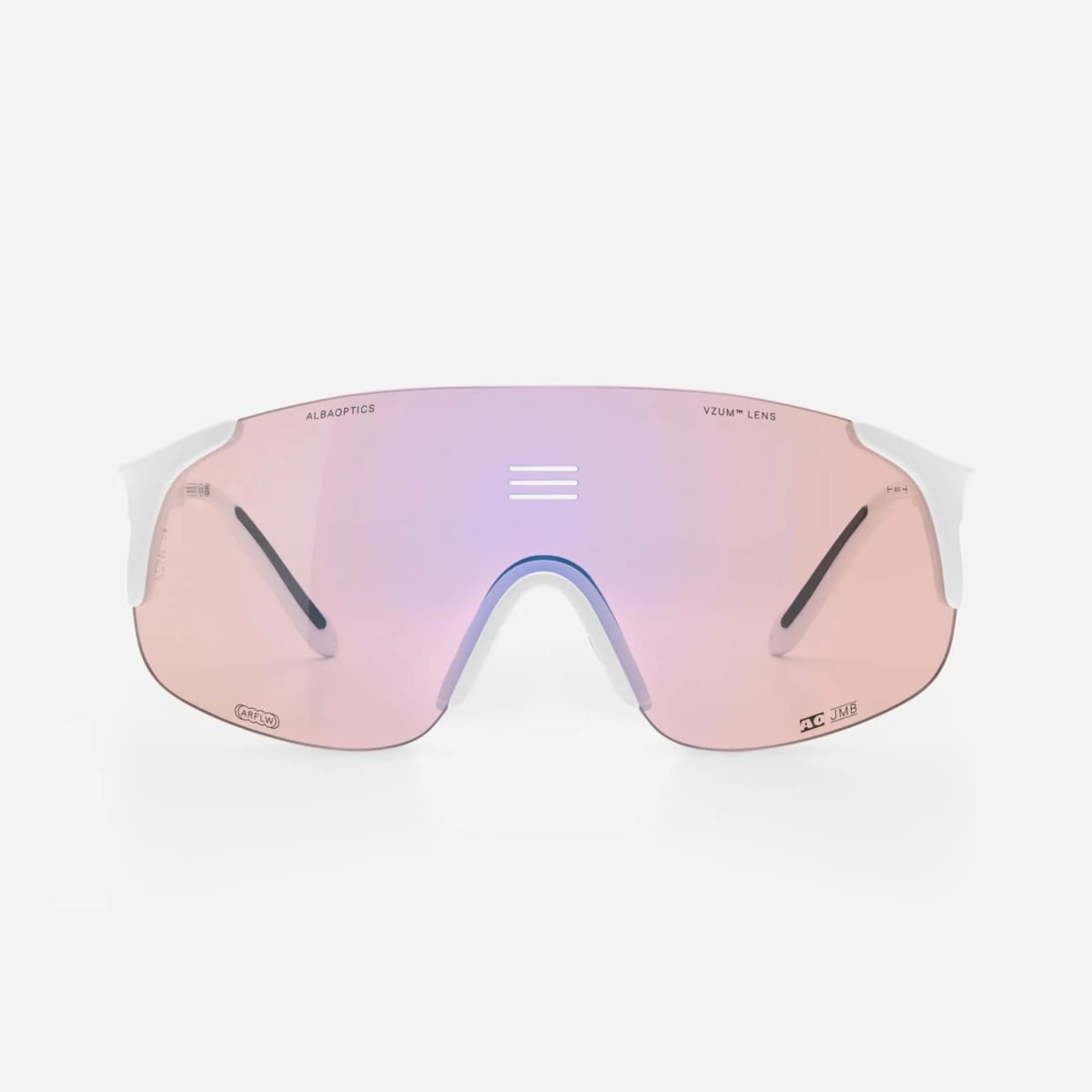 Compra Lentes Alba Optics Jumbo White Vzum F-Lens Flamingo | Bike Tribe