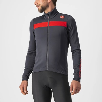Castelli Puro 3 Jersey FZ Dark Gray1