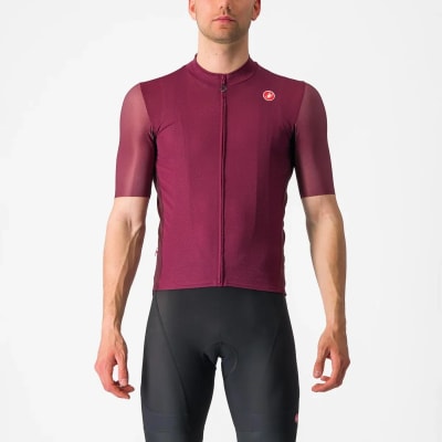 Castelli Endurance Elite Jersey Red Wine1