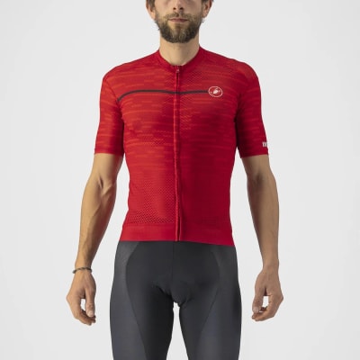 Castelli Tricota Insider Jersey Rosso Scuro1