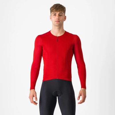 Castelli Fly LS Jersey Rich Red1