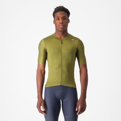 Castelli Espresso Jersey Sage/Electric Lime1