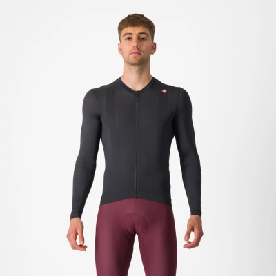 Castelli Espresso LS Jersey Black1