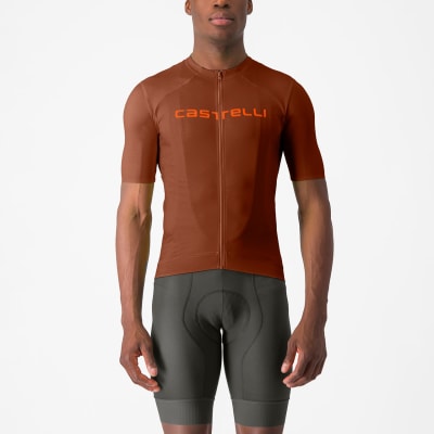 Castelli Prologo Lite Jersey Deep Mocha