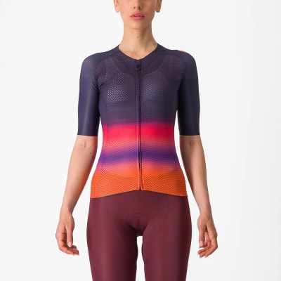 Castelli Climber'S 4.0 W Jersey Night Shade/Pink Orange1