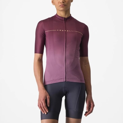 Castelli Salita Jersey  Deep Bordeaux/Deep Purple-Soft