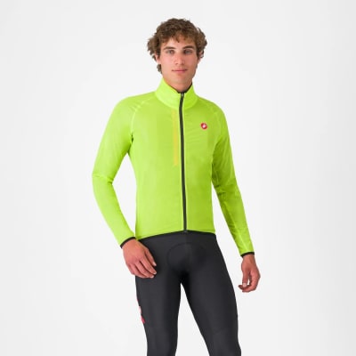 Castelli Squall Shell Jacket Electric Lime