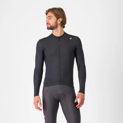 Castelli Espresso Thermal Jersey Light Black