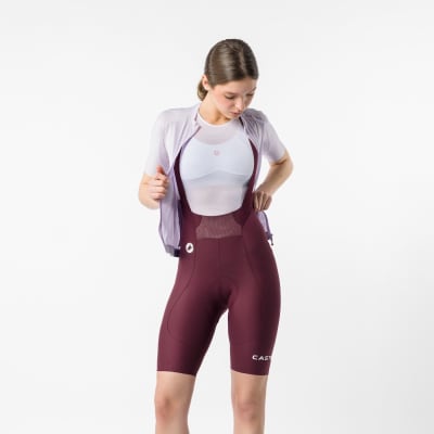 Castelli  Espresso 2 W DT Bibshort Deep Bordeaux