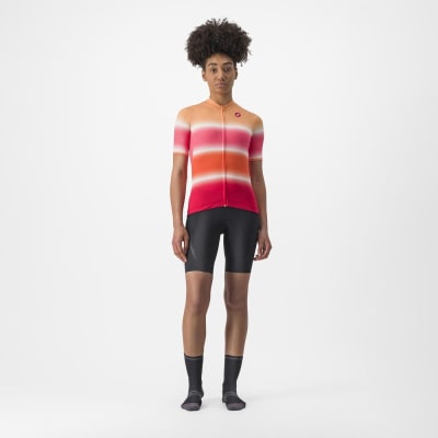 Castelli Dolce Jersey Soft Orange/Hibiscus1
