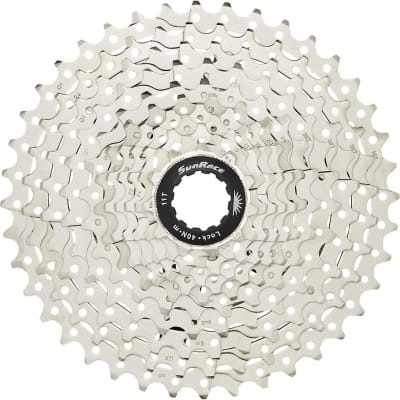 Piñon SunRace 11v 11-42 Plateado1