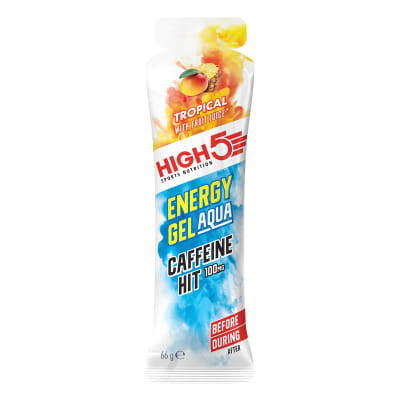 Energy Gel Aqua Caffeine Hit 66g Tropical1