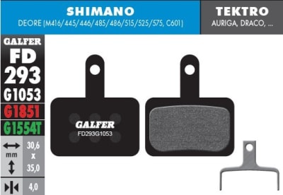 Pastilla de Freno Galfer Shimano M3095/4451