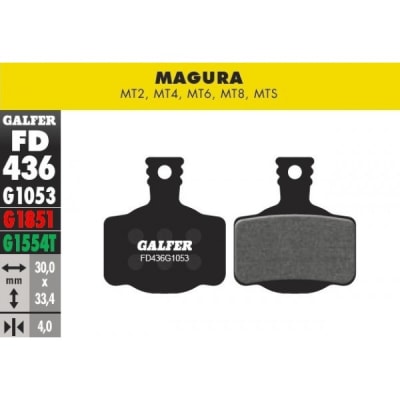 Pastillas Freno Galfer Magura MT2, MT4, MT6, MT8