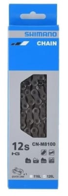 Cadena Shimano CN-M8100 Deore XT 12v1