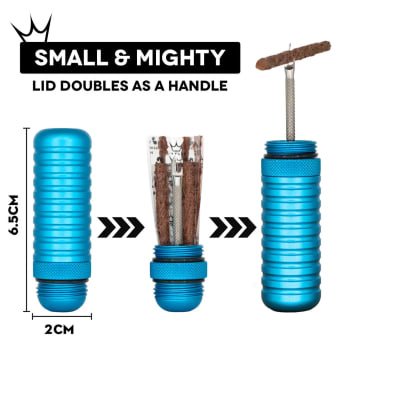 Kit de Reparacion Tubular Holeshot Turquoise2