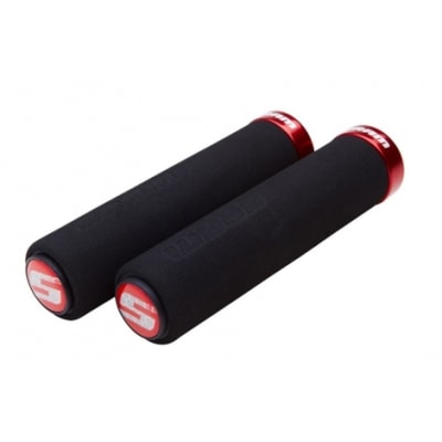 Puños Sram Locking Foam Contour Neg/rojo1